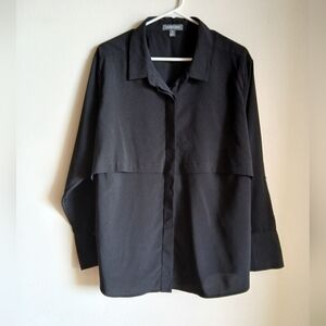 Alexander Jordan black button shirt Size 1X top